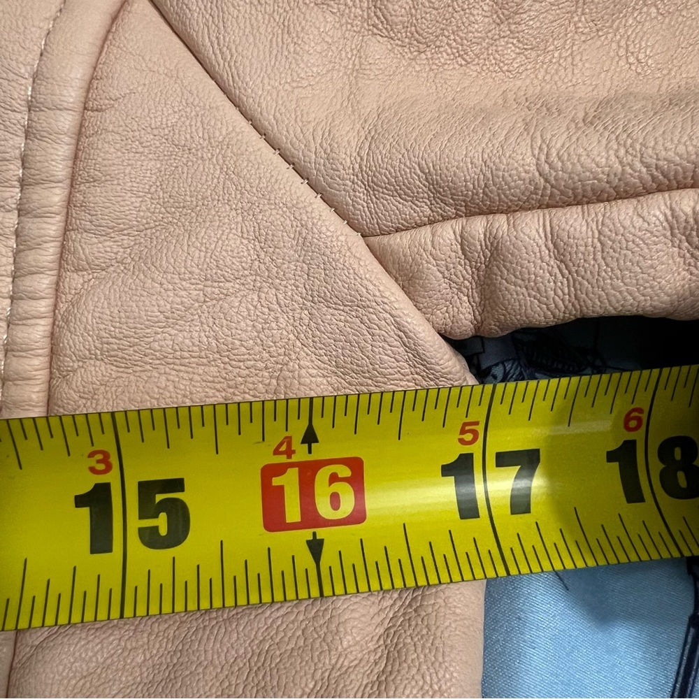 Forever 21 Blush Faux Leather Biker Jacket - Picture 7 of 10
